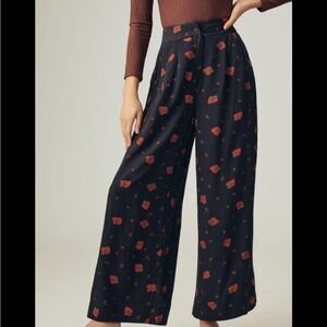 Farm Rio x Anthropologie Strawberry Print Pants